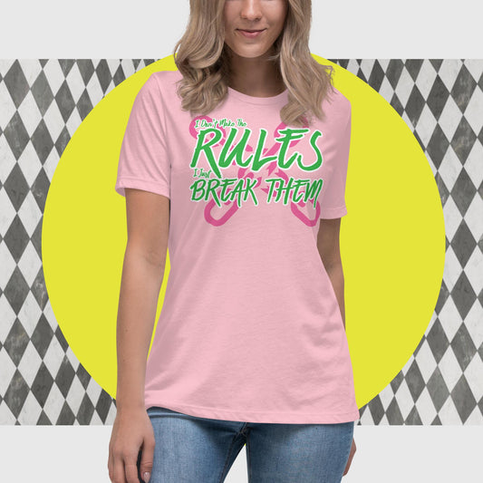 Rule Breaker Design for Women - The Dude Abides - T-shirt - break rules - clever - design