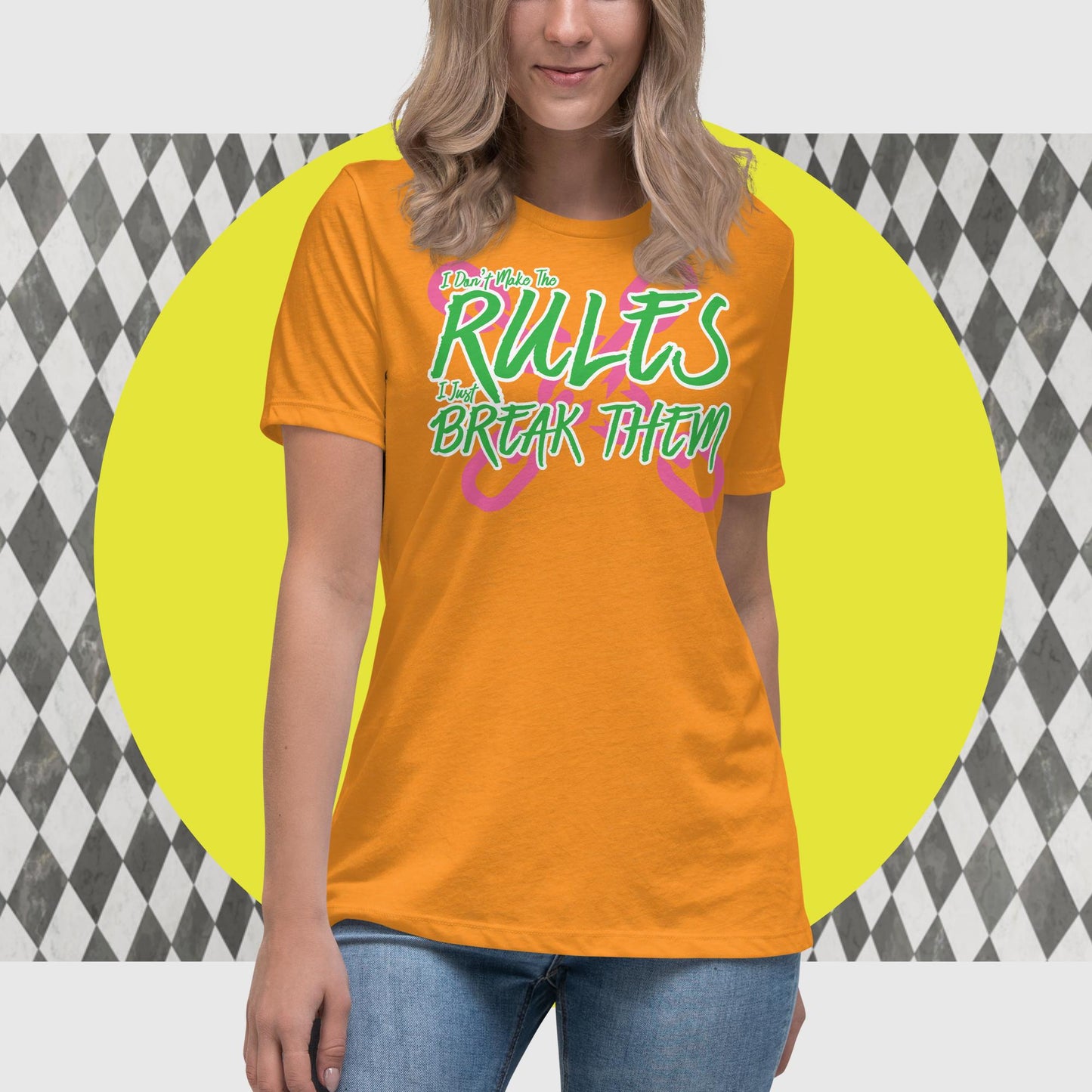 Rule Breaker Design for Women - The Dude Abides - T-shirt - break rules - clever - design