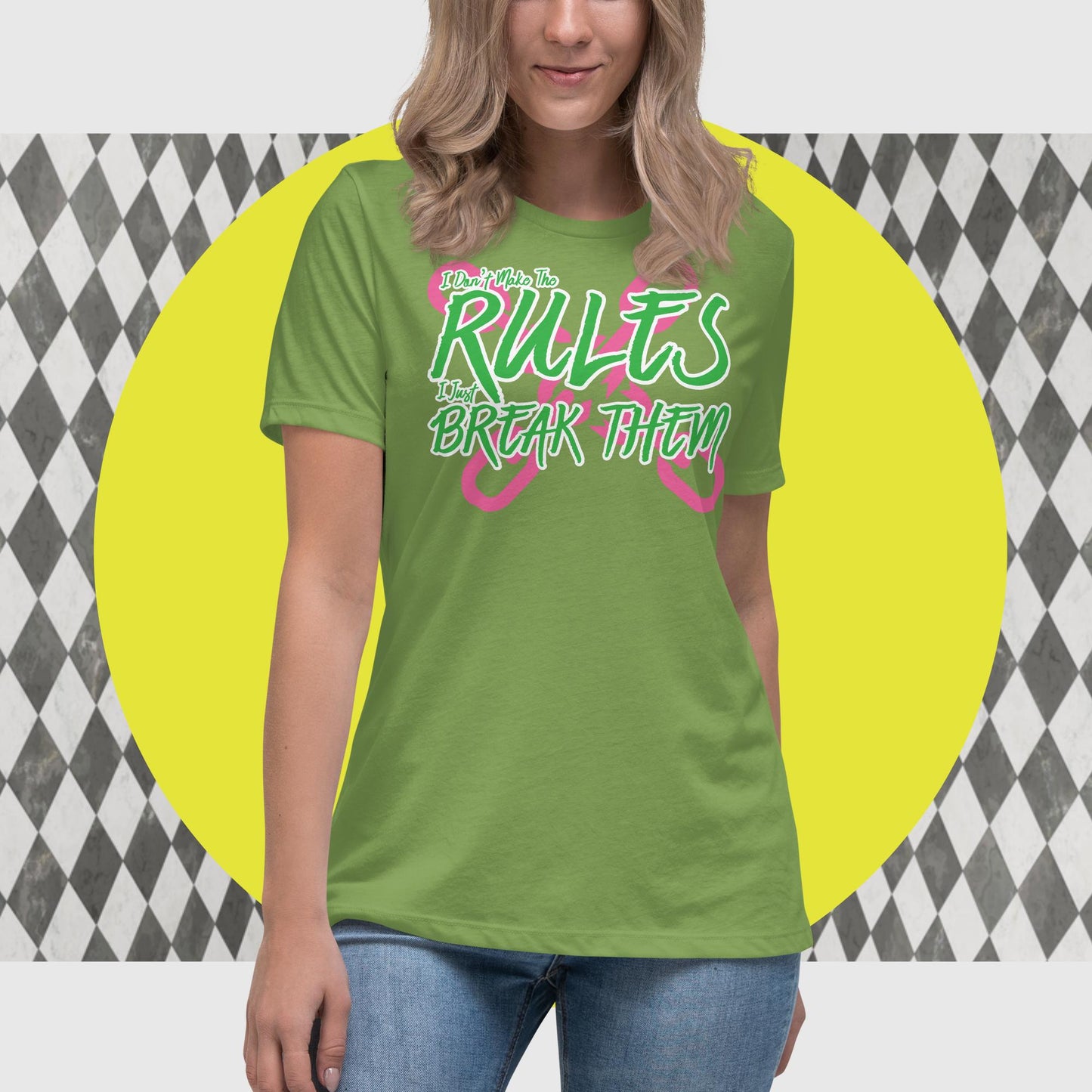 Rule Breaker Design for Women - The Dude Abides - T-shirt - break rules - clever - design