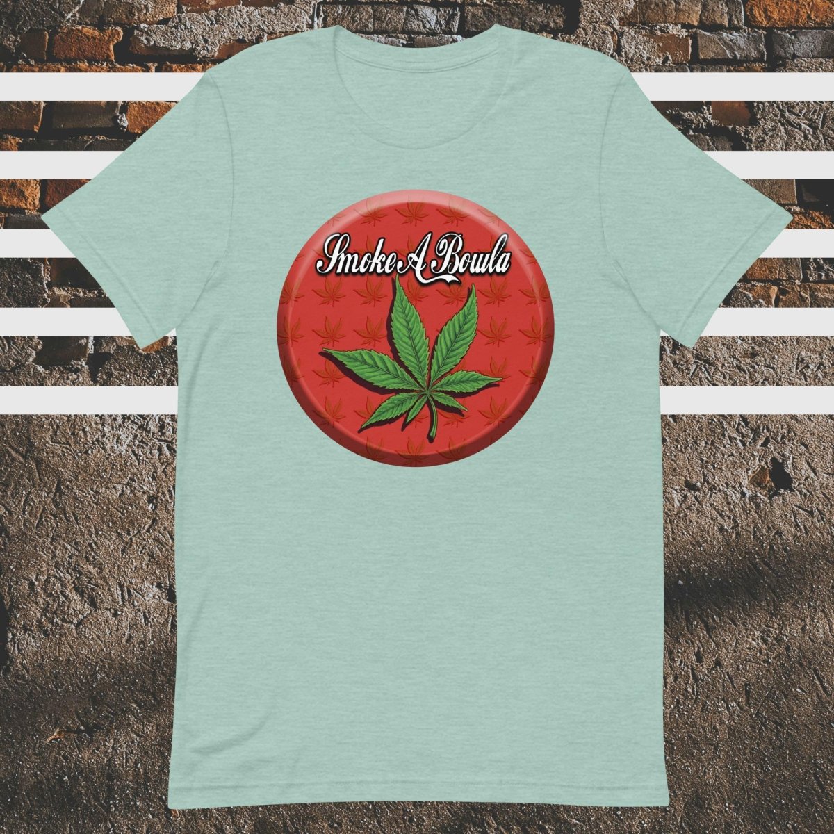 Smoke A Bowla Parody Pot Leaf Unisex t-shirt - The Dude Abides - T-shirt - cannabis - cannabis clothing - chill