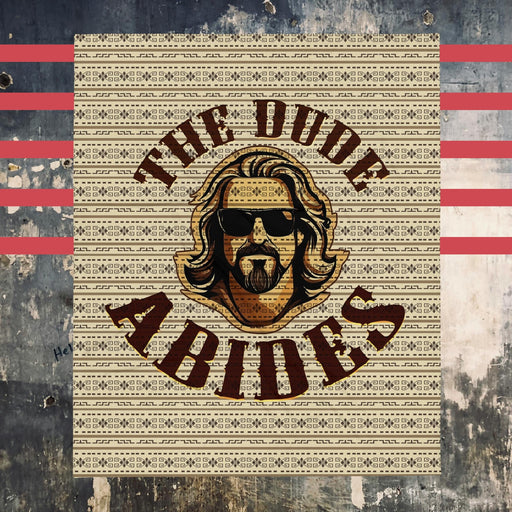 The Dude Abides Design Throw Blanket - The Dude Abides - Blanket - abide - chill-out - chill-out space