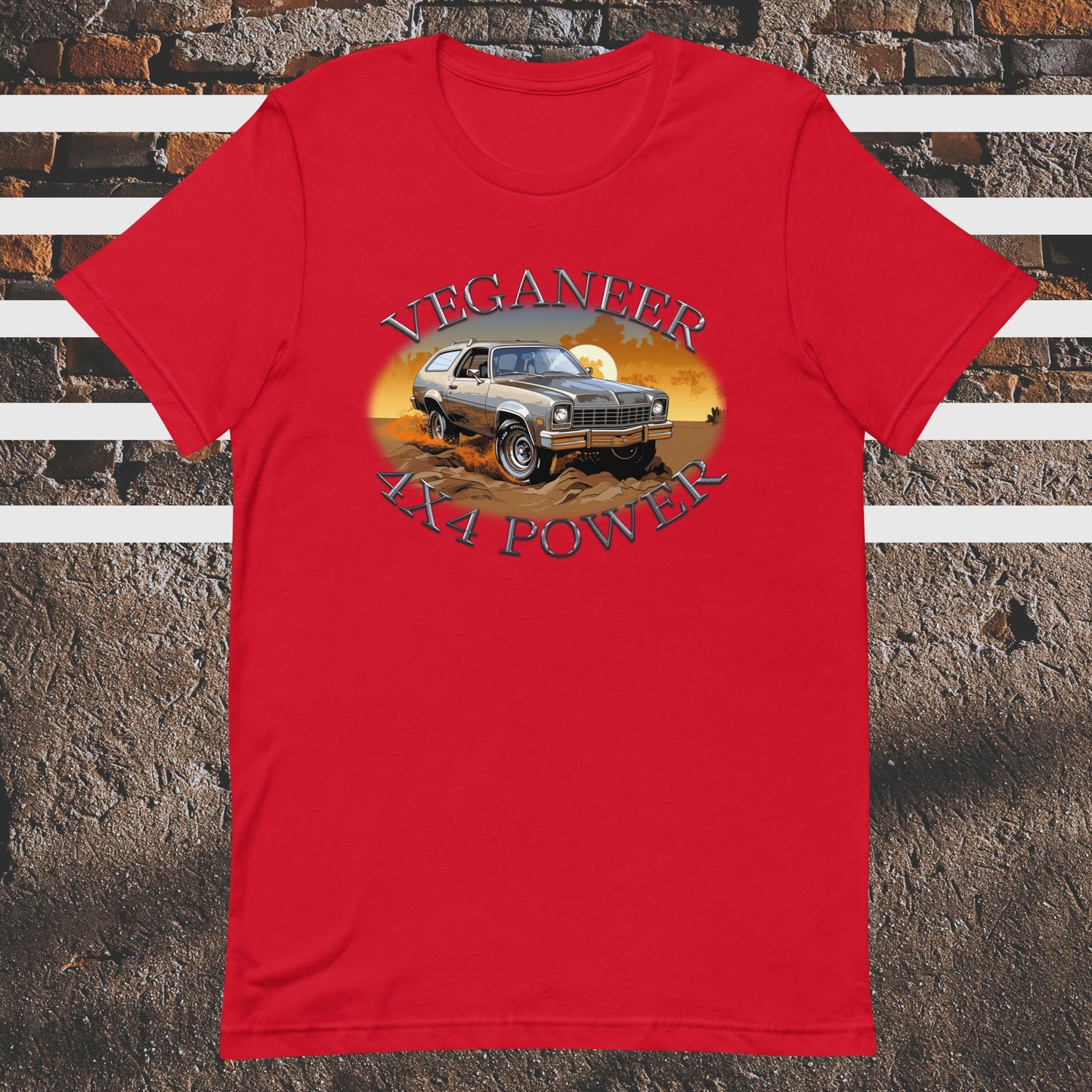 Veganeer - 4X4 Power Design - The Dude Abides - T-shirt - 1970s - Automotive innovation - Car enthusiasts