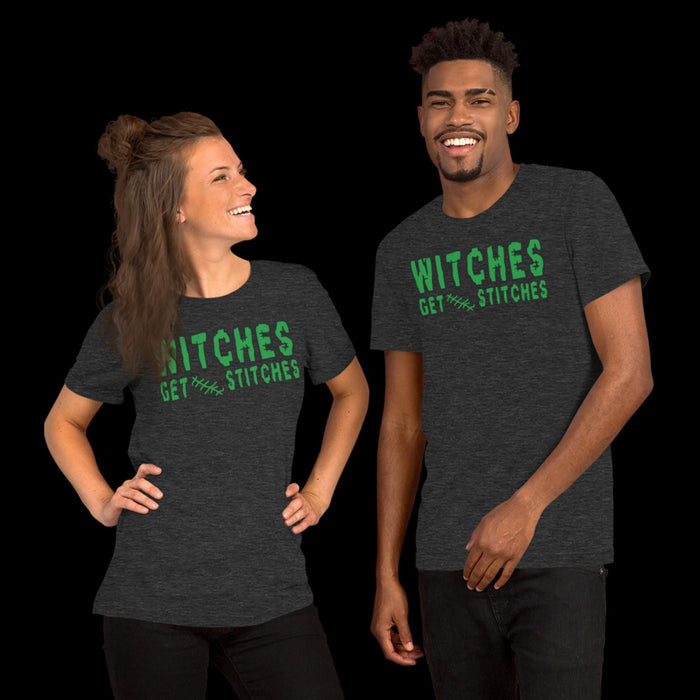 Witches Get Stitches - The Dude Abides - T-shirt - clever - design - funny