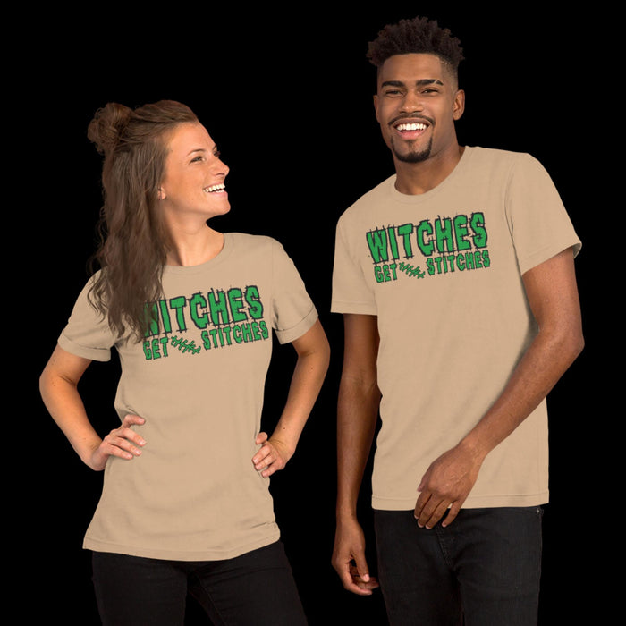 Witches Get Stitches - The Dude Abides - T-shirt - clever - design - funny