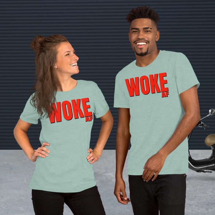 WOKE AF Design - The Dude Abides - T-shirt - anti maga - clever - design