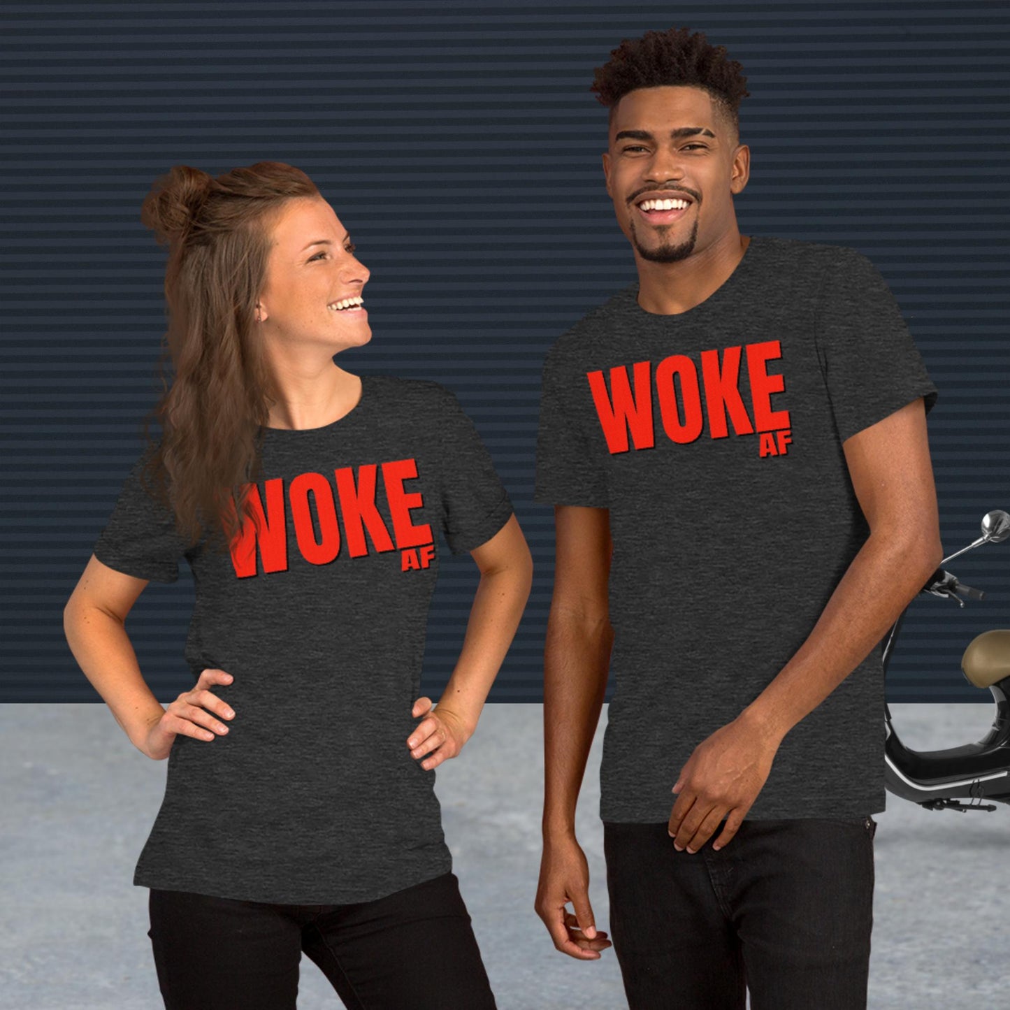 WOKE AF Design - The Dude Abides - T-shirt - anti maga - clever - design