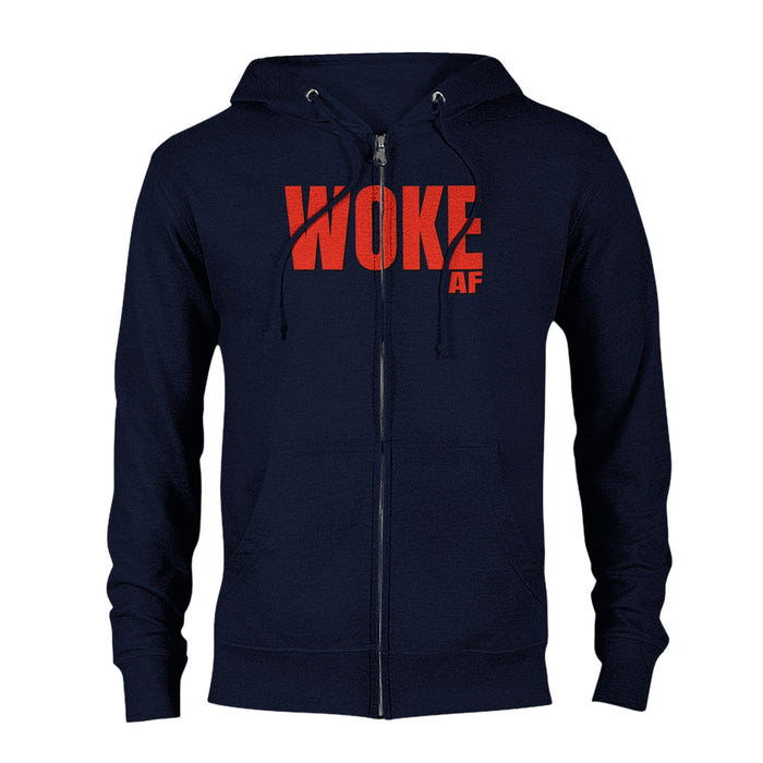 WOKE AF Design Classic Unisex Zip Hoodie - The Dude Abides - Hoody - design - get woke - woke