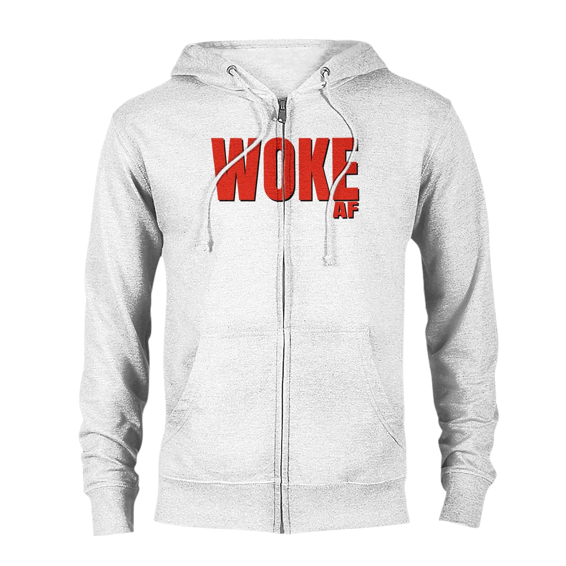 WOKE AF Design Classic Unisex Zip Hoodie - The Dude Abides - Hoody - design - get woke - woke